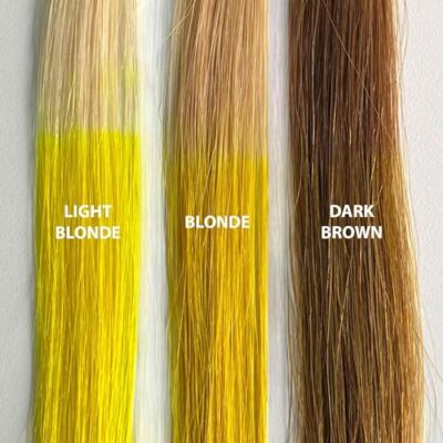 IROIRO Premium Natural Semi-Permanent Hair Color 300 Neon Yellow (8oz) - Image 4