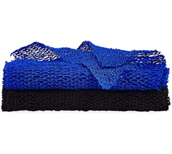 2 Pieces African Net Sponge Exfoliating Net African Body Scrubber Bath Rag Washcloth Towel