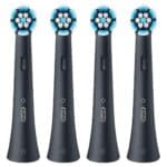 Oral-B iO Gentle Care Replacement Heads, Electric Toothbrush Brush Heads, Black, 4 Count - Image 2