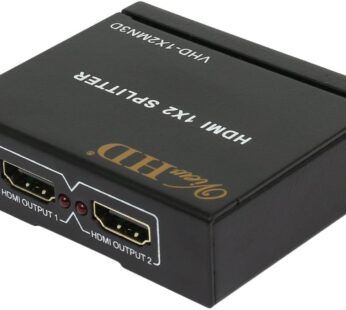 ViewHD 2 Port 1×2 Powered HDMI 1 in 2 Out Mini Splitter for 1080P & 3D | Model: VHD-1X2MN3