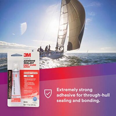 3M Marine Adhesive Sealant Fast Cure 5200 (06535) Permanent Bonding and Sealing for Boats - Image 2