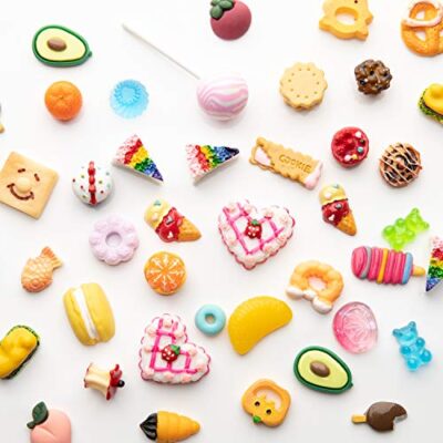 Slime Charms Food Cute Set - Mixed Lot Assorted Food Resin Flatback Cute Sets for DIY Craf - Image 8