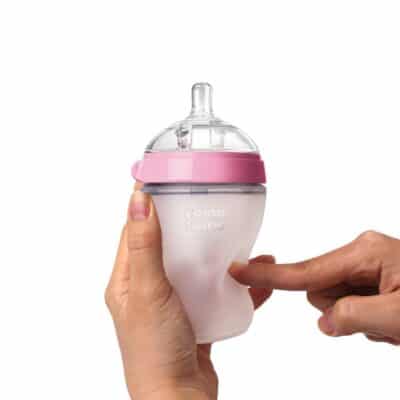 Comotomo Baby Bottle, Pink, 8 oz - Image 2