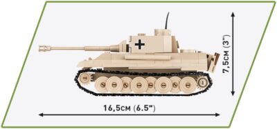 COBI Historical Collection WWII PzKpfw V Panther Ausf. G. Tank - Image 3