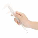 Vernier Caliper Waterproof Plastic Eyebrow Permanent Makeup Ruler Students Experimental Me - Image 4