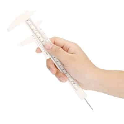 Vernier Caliper Waterproof Plastic Eyebrow Permanent Makeup Ruler Students Experimental Me - Image 4