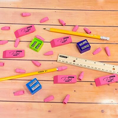 BAZIC Pink Eraser Top, Latex Free Pencil Tops Erasers, Arrowhead Caps Erasers for Kids Stu - Image 7