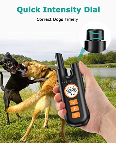 MAISOIE Dog Shock Collar, Dog Training Collar with Remote 1300FT, Waterproof Rechargeable - Image 7