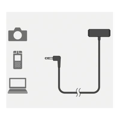 Sony Compact Stereo Lavalier Microphone ECMLV1,Black, Small - Image 7