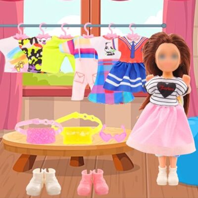 26 PCS Mini 6 Inch Doll Clothes and Accessories Include 5 Tops, 5 Pants for Boy Dolls, 5 D - Image 5