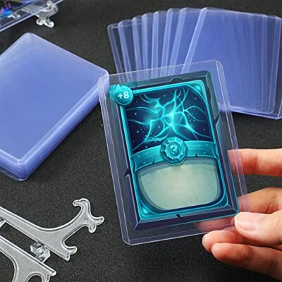 Hard Trading Cards Sleeves Plastic Card Hard Case Cover 3x4 Collector Playing Card Sleeves - Image 7
