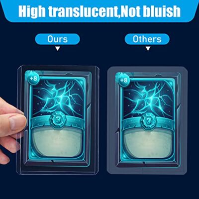 Hard Trading Cards Sleeves Plastic Card Hard Case Cover 3x4 Collector Playing Card Sleeves - Image 5