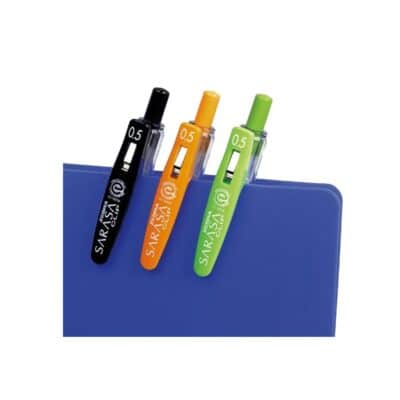Zebra Sarasa Clip Pen 0.3 mm, Black (JJH15-BK) - Image 2