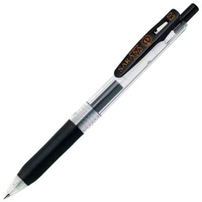Zebra Sarasa Clip Pen 0.3 mm, Black (JJH15-BK)
