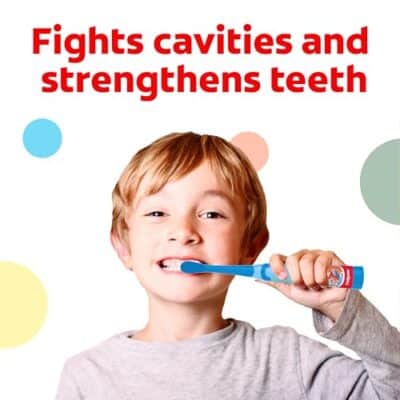 Colgate Kids Toothpaste with Fluoride, Anticavity & Cavity Protection Toothpaste, For Ages - Image 4