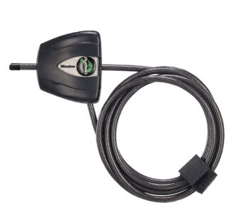 Master Lock 6ft. x 3/16in. Python Adjustable Locking Cable, Black, 6′ X 3/16-Inch, 8417D