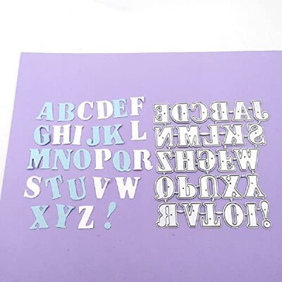 Metal Capital 26 Alphabet Cutting Dies, Lowercase 26 Letters Alphabet Die Cuts for Card Ma - Image 5