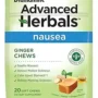 Advanced Herbals, Ginger Chews, Nausea Relief Soft Chews Lemon-Honey-Ginger, 20 Count
