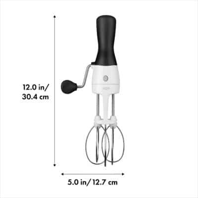 OXO Good Grips Egg Beater, White/Black - Image 2