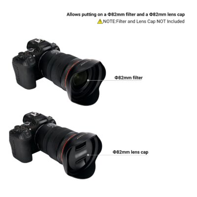 Lens Hood for Canon RF 15-35mm F2.8L is USM on EOS R6 R5 RP R Camera,Reversible Lens Shade - Image 2