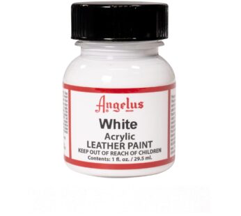 Angelus Acrylic Leather Paint – 1 Ounce, White