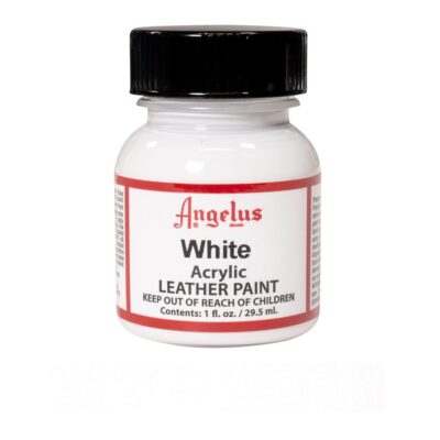 Angelus Acrylic Leather Paint - 1 Ounce, White