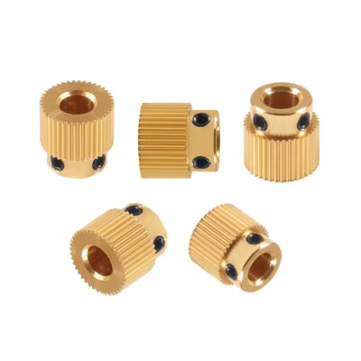 Aokin Brass Extruder Wheel Gear 40 Teeth Drive Gear 3D Printer Parts for Creality Ender 3, - Image 2