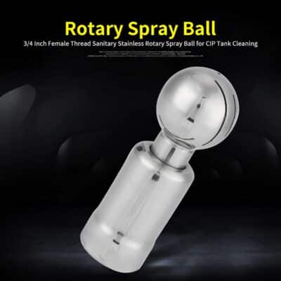 Rotary Spray Ball, Stainless Steel Fittings 3/4 Inch Female Thread Connection Sanitary CIP - Image 8