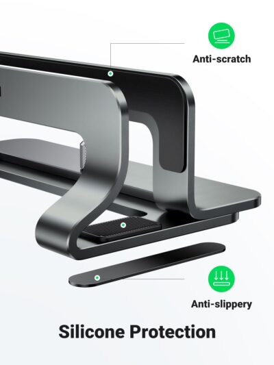 UGREEN Vertical Laptop Stand Holder for Desk Compatible with MacBook Pro, MacBook Air Stan - Image 4