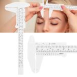 Vernier Caliper Waterproof Plastic Eyebrow Permanent Makeup Ruler Students Experimental Me - Image 3