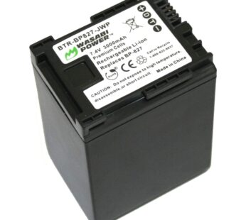 Wasabi Power Battery for Canon BP-827 (3000mAh) and Canon VIXIA HF G10, HF G20, HF M30, HF