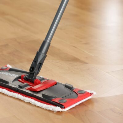 Vileda UltraMax Flat Mop Refill, 1 Count (Pack of 1), White/Red - Image 6