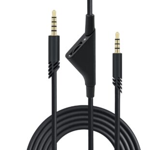 Mcbazel 2M 6.5 Feet Replacement Headset Cable with Volume Control for Astro A10/ A30/ A40,