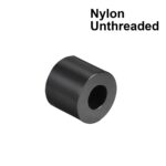 uxcell Nylon Round Spacer Washer 3.2mm ID 7mm OD 5mm Height for M3 Screws Black 100Pcs - Image 4