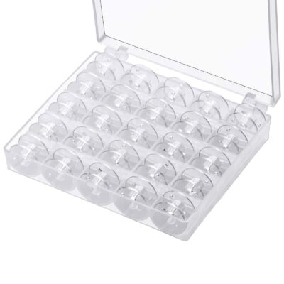 Eoehro 25 Pcs Bobbins for Sewing Machine, Sa156 Bobbins, Bobbins Class 15, Sewing Accessor - Image 8