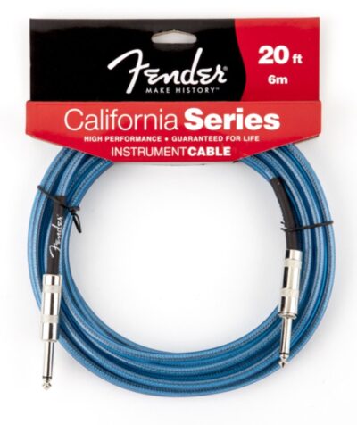 Fender California Series Instrument Cable for electric guitar, bass guitar, electric mando