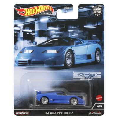Hot Wheels Car Culture Circuit Legends 1994 Bugatti EB110, HCJ89 - Image 6