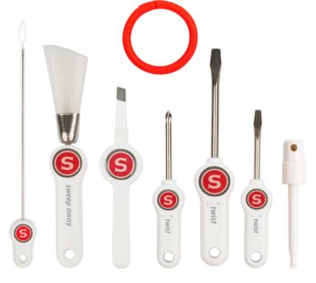 SINGER Machine Sewing & Maintenance Bundle – 7-Piece Set: 3-Piece Screwdriver Set, Angled-