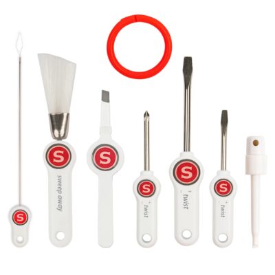 SINGER Machine Sewing & Maintenance Bundle - 7-Piece Set: 3-Piece Screwdriver Set, Angled-