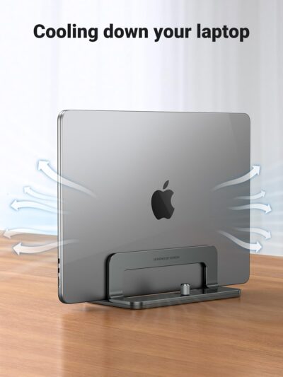 UGREEN Vertical Laptop Stand Holder for Desk Compatible with MacBook Pro, MacBook Air Stan - Image 7