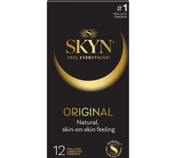 SKYN Non-Latex Lubricated Condoms, 12 Count