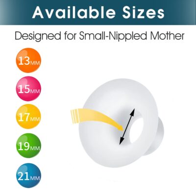 Begical Flange Inserts 19mm for Medela/Spectra/Elvie/Motif Luna/Ameda MYA Breastpump 24mm - Image 2