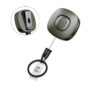 MNGARISTA Heavy Duty Metal Retractable Keychain with Belt Clip, 8 oz Retraction, 31.5" Ste