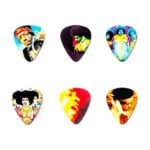 Jim Dunlop JHPT08H Jimi Hendrix Frontline Pick Tin, Assorted, Heavy, 6 Picks/Tin - Image 2