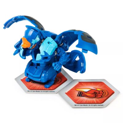 Bakugan Geogan Rising 2021 Aquos Behemos 2-inch Core Collectible Figure and Trading Cards - Image 3