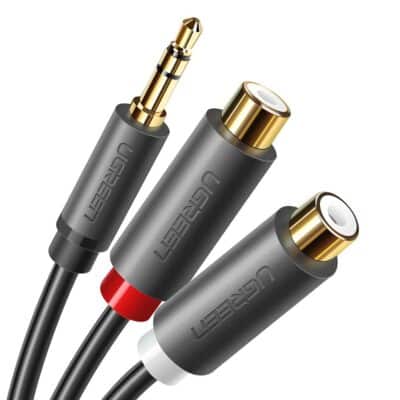 UGREEN 3.5mm Male to 2 RCA Female Jack Stereo Audio Cable Y Adapter Gold Plated Red and Wh - Image 9