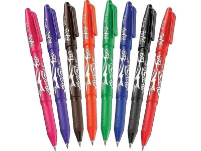 Pilot, FriXion Ball Erasable & Refillable Gel Ink Pens, Fine Point 0.7 mm, Pack of 8, Asso - Image 2