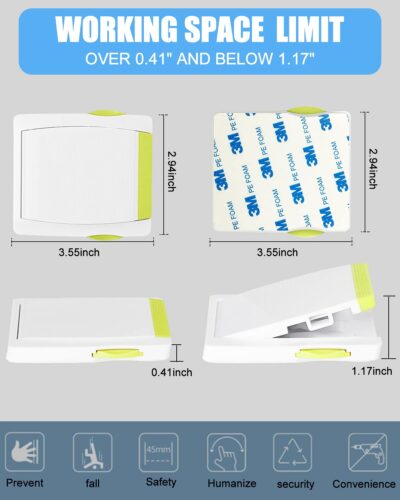 Sliding Door Lock,Child Proof Safety Window Locks for Glass Doors Closets & Cabinets -(Sui - Image 5