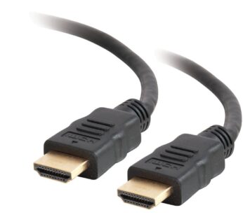 C2G 40304 4K 60Hz High-Speed HDMI Cable With Ethernet, 6.56 Feet (2 Meters), Black