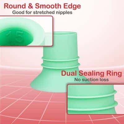 Nenesupply 1st Generation 15mm Flange Insert Compatible with Elvie Flange Pump Parts Elvie - Image 3